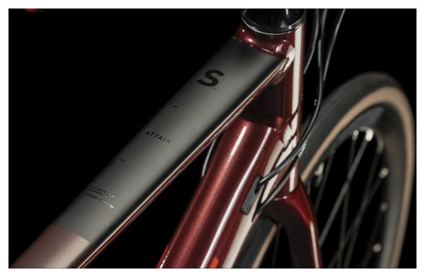 Cube Attain SLX Road Bike Shimano 105 11S 700 mm Deep Red 2023