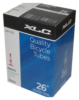 Xlc chambre à air 26x4.00-4.90 valve presta 32 mm (100/120-559)