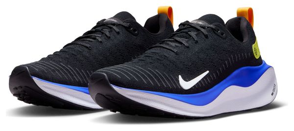 Nike ReactX Infinity Run 4 Hardloopschoenen Zwart Blauw Geel