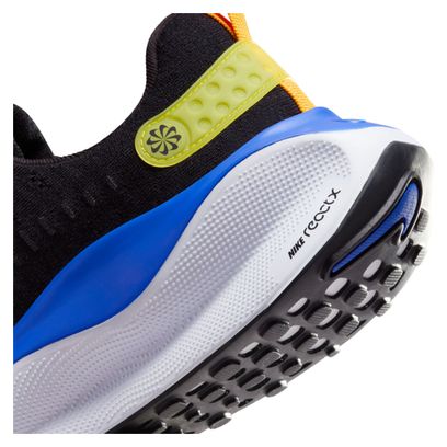 Nike ReactX Infinity Run 4 Hardloopschoenen Zwart Blauw Geel