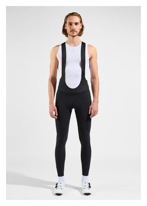 Culotte con tirantes Odlo Zeroweight Warm Negro