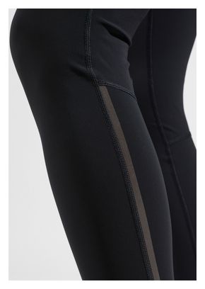 Culotte con tirantes Odlo Zeroweight Warm Negro