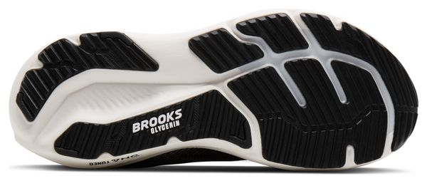 Chaussures Running Brooks Glycerin 23 Large Noir/Blanc Homme