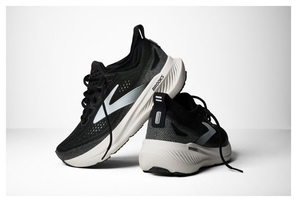 Chaussures Running Brooks Glycerin 23 Large Noir/Blanc Homme