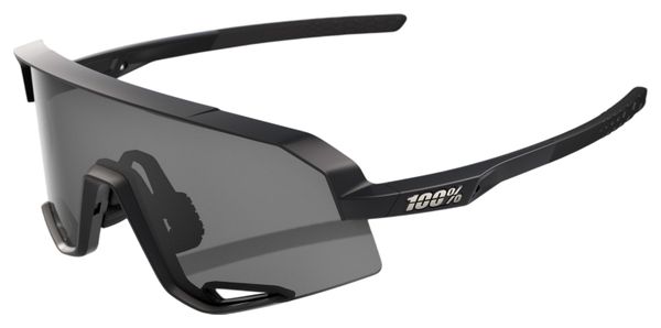 100% Slendale Matte Black - Smoke Sunglasses