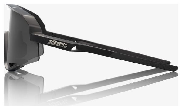 100% Slendale Matte Black - Smoke Sunglasses