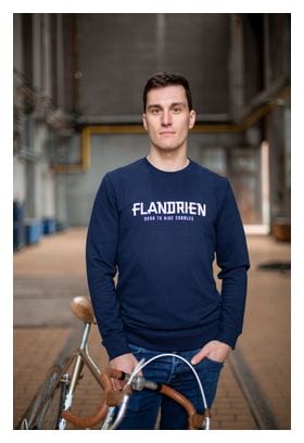 Çois Flandrien Unisex Sweat Blue