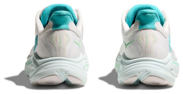 Chaussures Running Hoka Clifton 10 Blanc/Bleu Femme