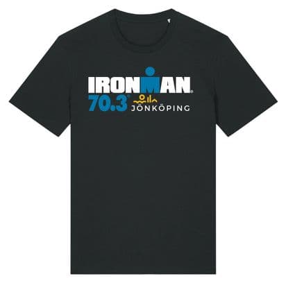 Maglietta a maniche corte nera Ironman 70.3 Jonkoping Uomo