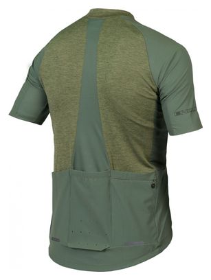 Maillot Endura GV500 Reiver manga corta verde oliva