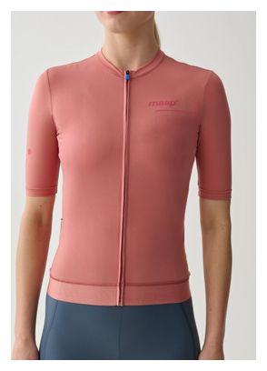 Maap Training Maillot rosa de manga corta para mujer