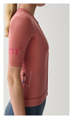 Maap Training Maillot rosa de manga corta para mujer