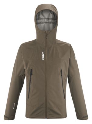 Chaqueta con capucha Millet Seneca Gore-Tex 3L Beige Hombre