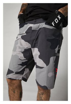 Pantaloncini con pelle Fox Ranger Camo Black