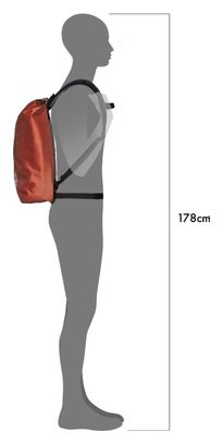 Mochila Ortlieb Velocity PS 17L Rooibos Rojo