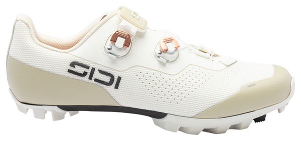 Zapatillas de MTB Sidi Dominator X Beige/Blanco para mujer