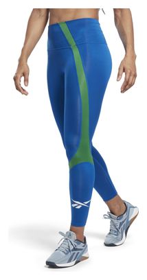 Collant lunghi Reebok Vector Workout Ready Blue / Green da donna