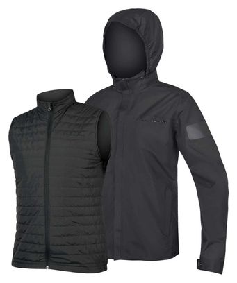 Endura Urban 3-in-1 Waterproof Jacket Anthracite Grey
