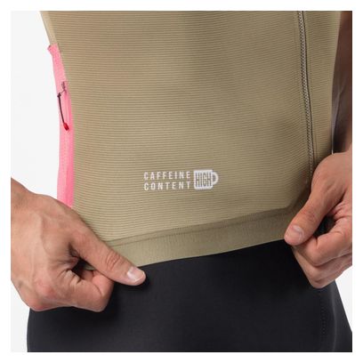 Castelli Corretto Men's Short-Sleeve Jersey - Green/Pink