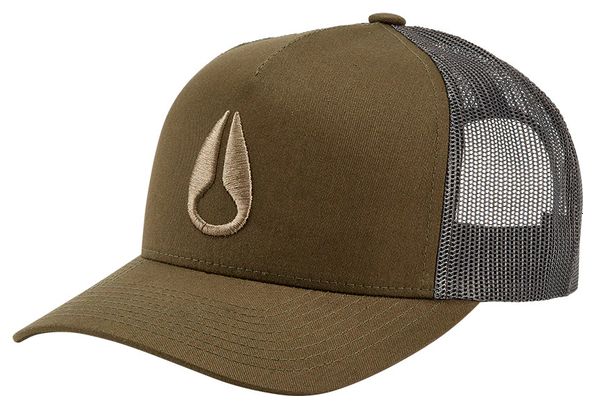 Unisex Nixon Iconed Trucker Khaki Cap