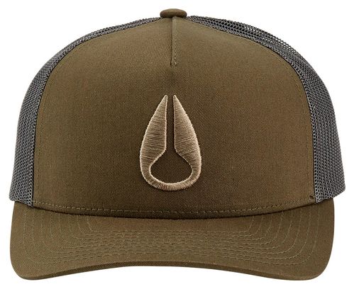 Unisex Nixon Iconed Trucker Khaki Cap