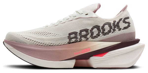 Brooks Hyperion Max 4 Women's Running Shoes - White/Pink