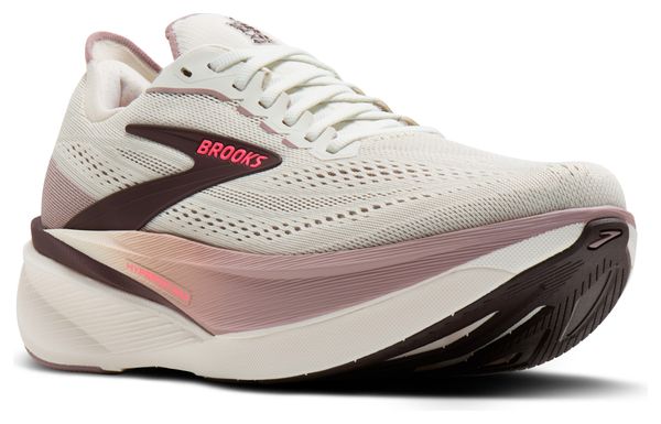 Brooks Hyperion Max 4 Women's Running Shoes - White/Pink
