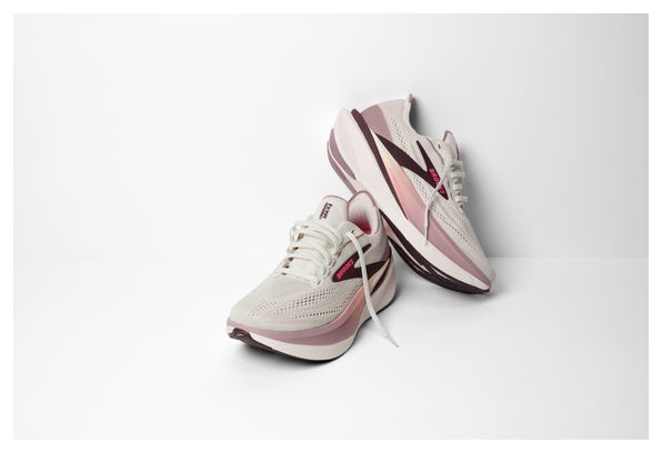 Brooks Hyperion Max 4 Women's Running Shoes - White/Pink