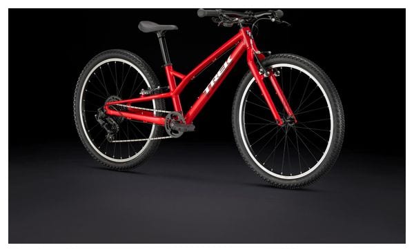 Trek Wahoo 24 Microshift 8V 24'' Rood 2025 Stijve Kinder MTB