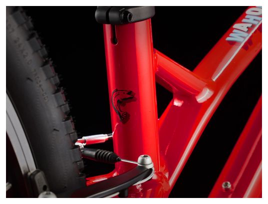 Trek Wahoo 24 Microshift 8V 24'' Rood 2025 Stijve Kinder MTB