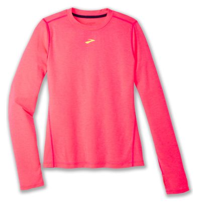 Maglia a maniche lunghe Brooks High Point Pink Donna