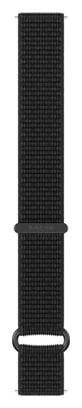 Polar Hook and Loop 22 mm Nylon Wristband Black