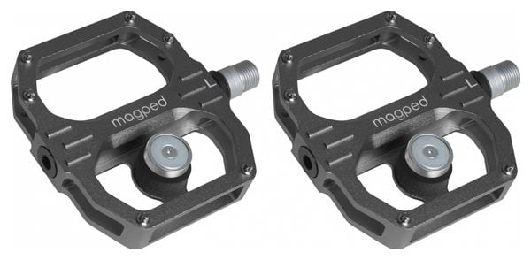 Coppia di pedali magnetici Magped Sport 2 (Magnete 100N) Grigio