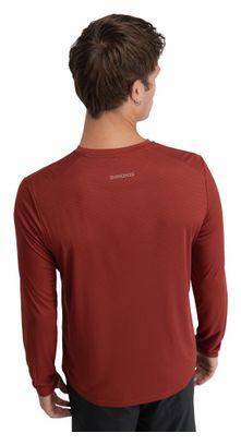 T-shirt randonnée manches longues homme Reserve Maroon Bordeaux
