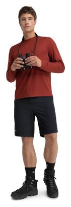 T-shirt randonnée manches longues homme Reserve Maroon Bordeaux