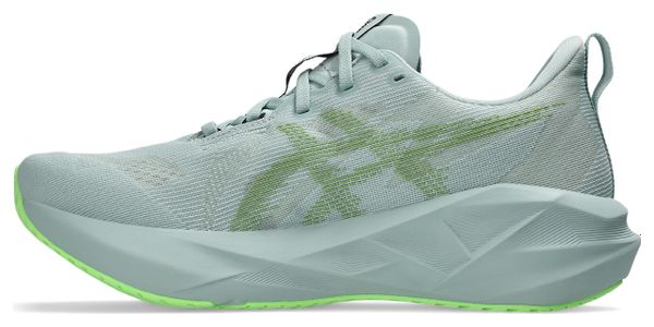 Chaussures Running Asics Novablast 5 Gris/Vert Homme