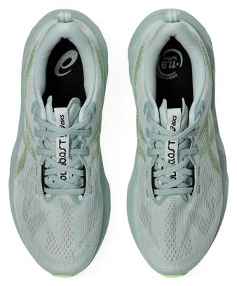 Chaussures Running Asics Novablast 5 Gris/Vert Homme