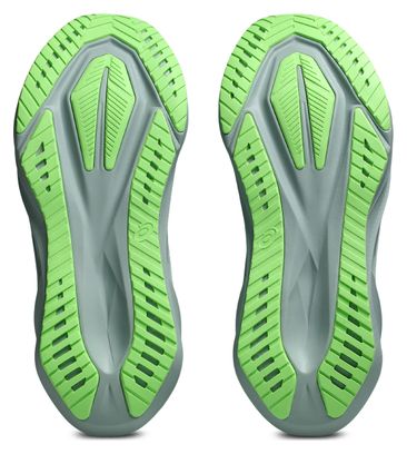 Chaussures Running Asics Novablast 5 Gris/Vert Homme