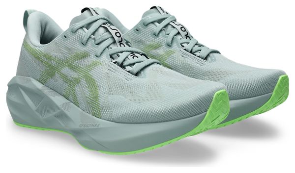 Chaussures Running Asics Novablast 5 Gris/Vert Homme