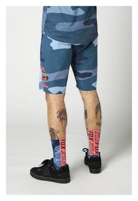 Pantaloncini di pelle Fox Ranger Blu / Camo