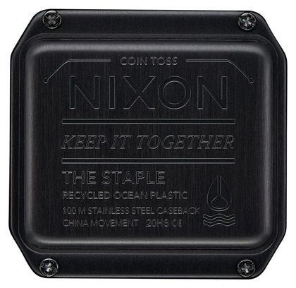 Orologio Nixon Staple Nero / Positivo