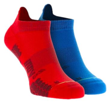 Pack of 2 Inov-8 Trailfly Low Socks Blue / Red Unisex