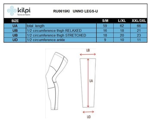 Jambières uni Kilpi UNNO LEGS-U