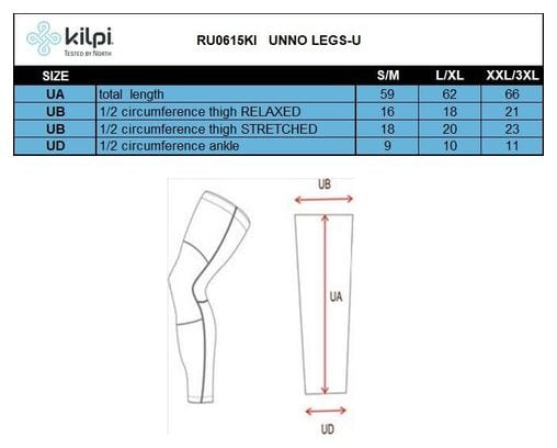 Jambières uni Kilpi UNNO LEGS-U