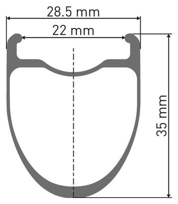 Hinterrad DT Swiss ERC 1100 Dicut DB 35 | 12x142mm | Centerlock