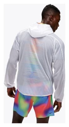 Hoka Skyflow Marathon Pack Windbreaker Jacket White