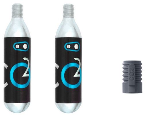 Paire de Cartouches CO2 Crankbrothers 20g avec Percuteur Klick Co2