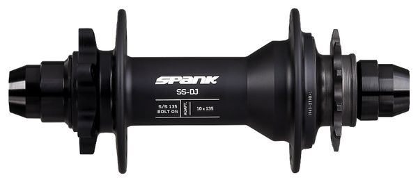 Moyeu Arrière Spank HEX J-Type 102T / R135 Singlespeed / 32 Trous Noir