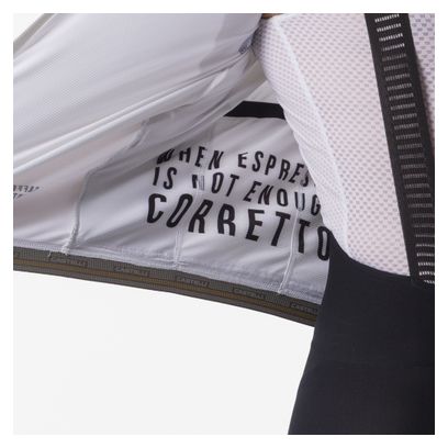 Maillot de manga corta Castelli Corretto blanco/gris para hombre