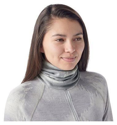 Tour de Cou Smartwool Thermal Merino Reversible Gris